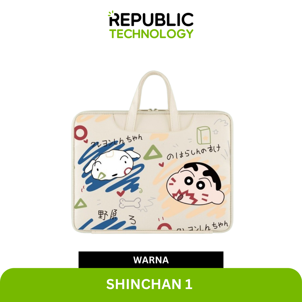 Republic Technology Tas Laptop jinjing Character Shinchan Edition