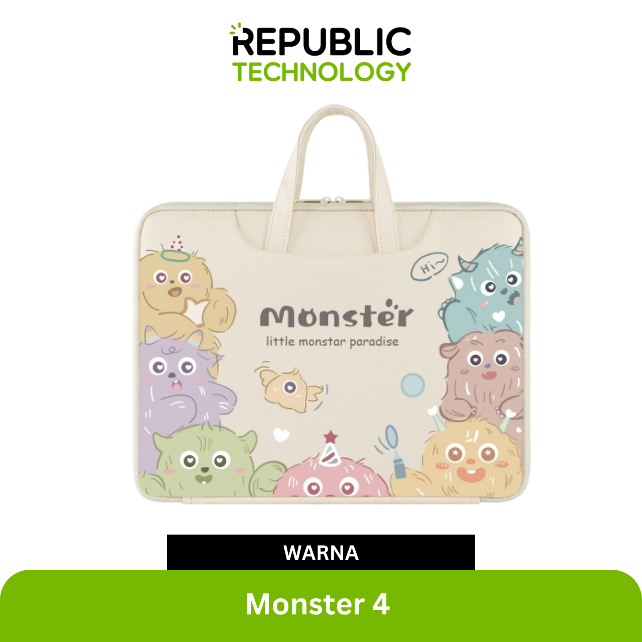 Republic Technology Tas Laptop Jinjing Character Edition
