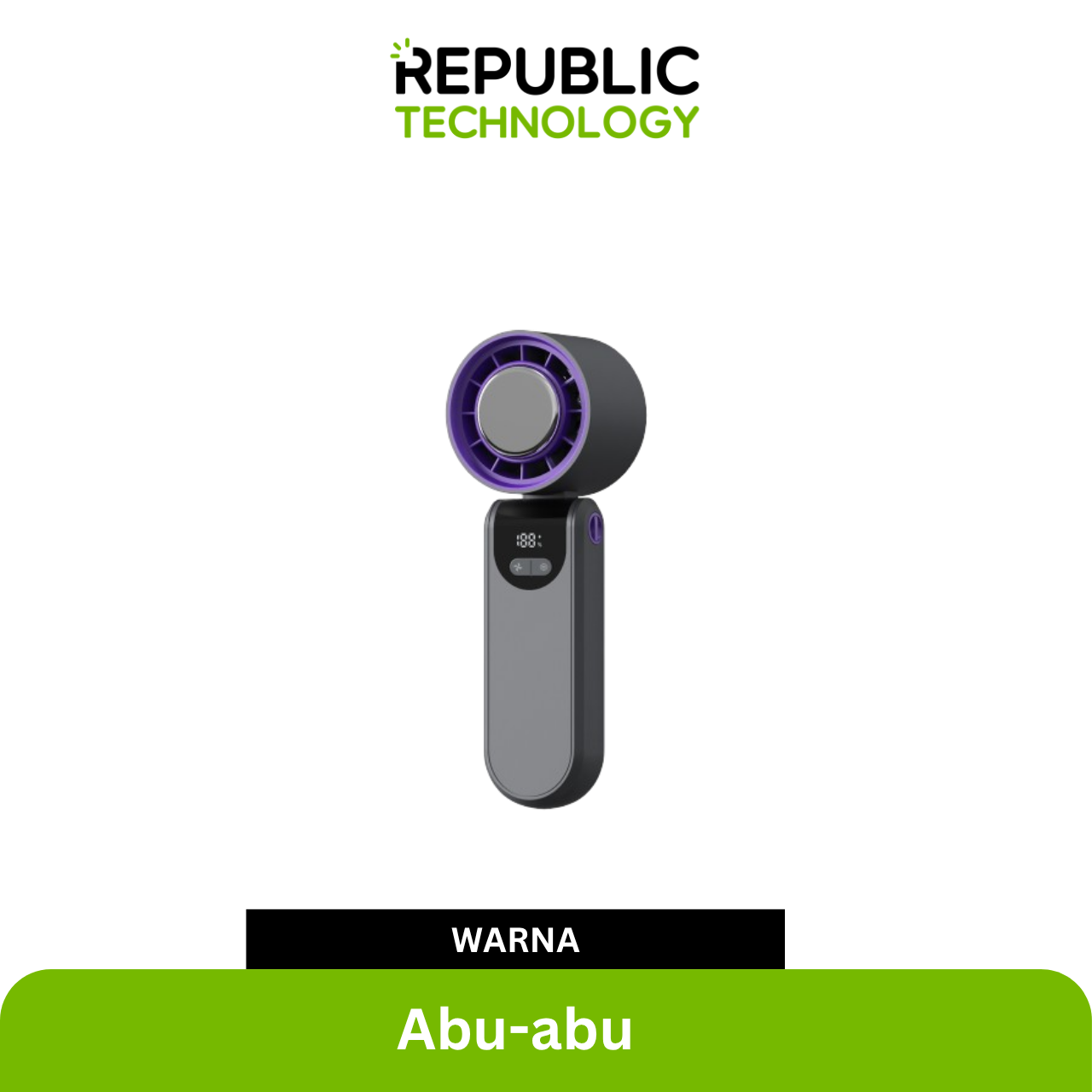 Republic Technology Kipas Angin Portable mini genggam HX-F404