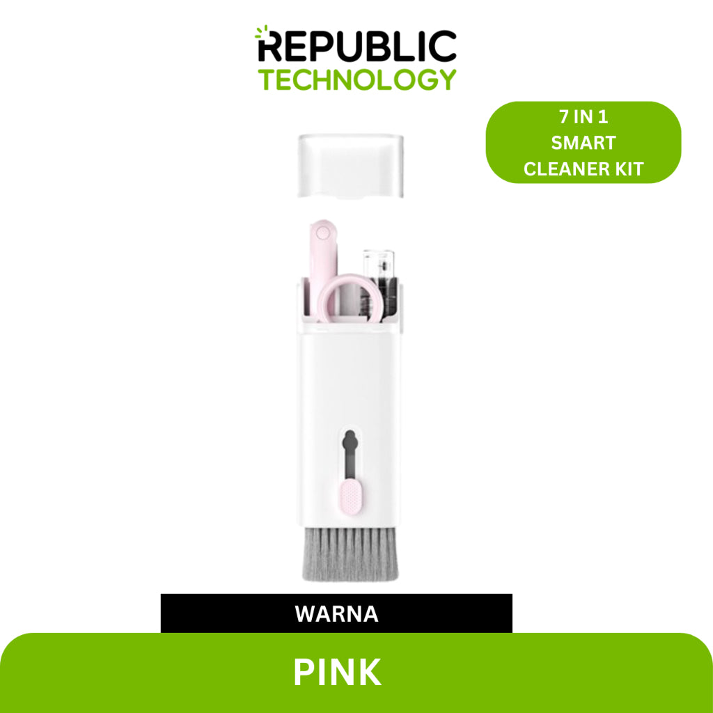 Republic Technology Pembersih Keyboard 7 in 1 Multifunction and Cleaning kit for Earbud HP