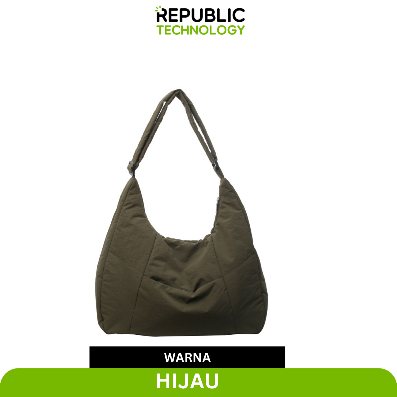 Republic Technology Shoulder Bag Wanita / Tas Bahu Minimalis / Tas Laptop Wanita RTF01