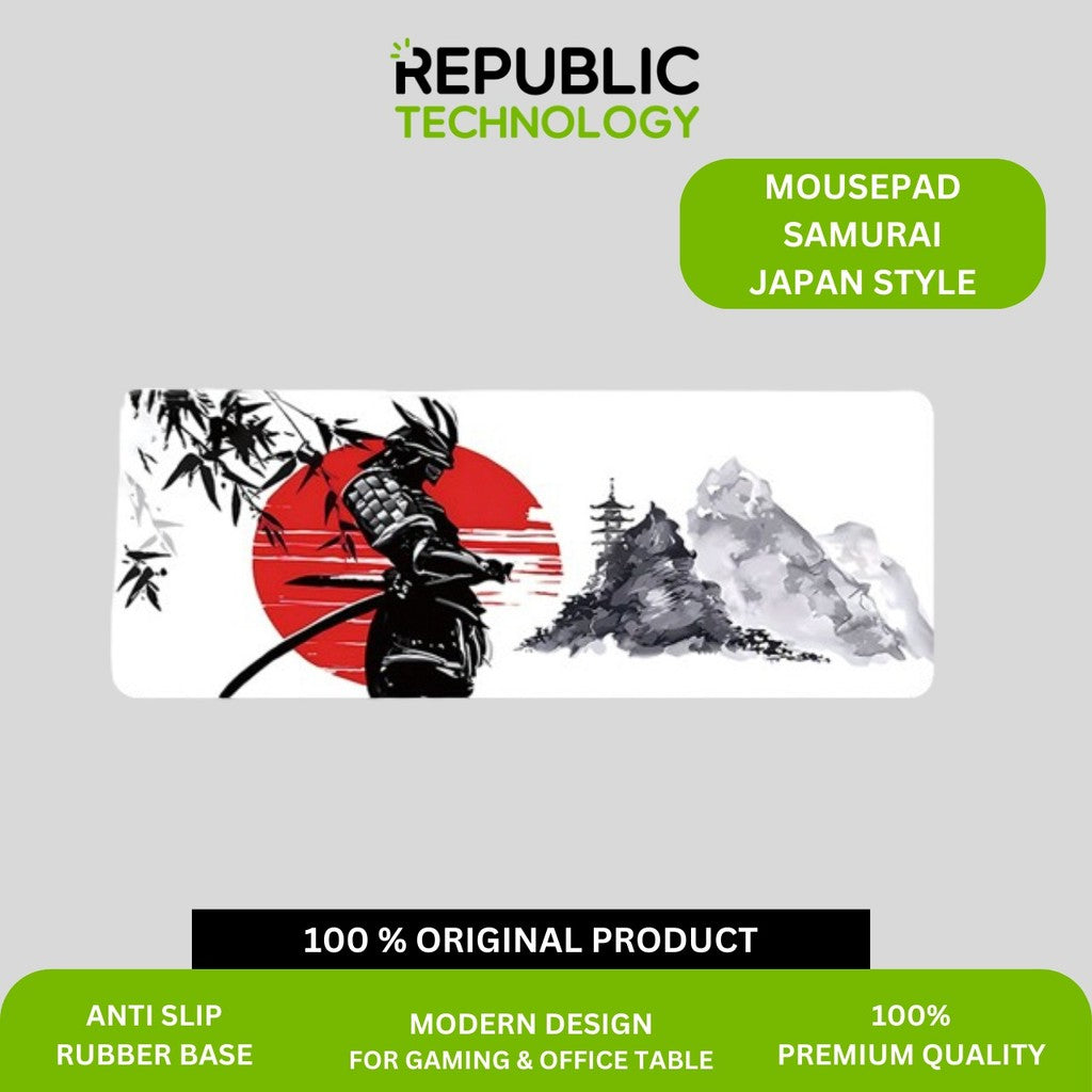Republic Technology Mousepad Gaming Deskmat Samurai Japan Style Edition
