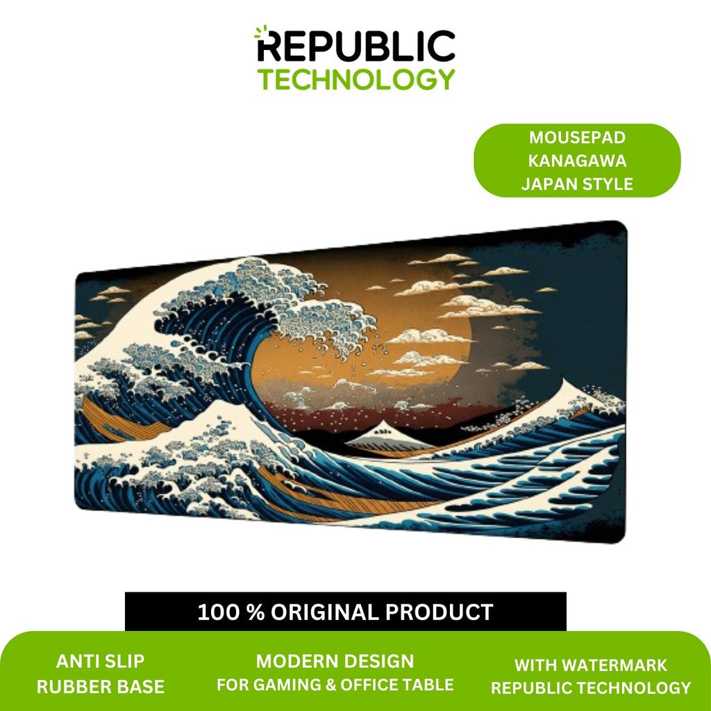 Republic Technology Mousepad / Deskmat Kanagawa Japan Style