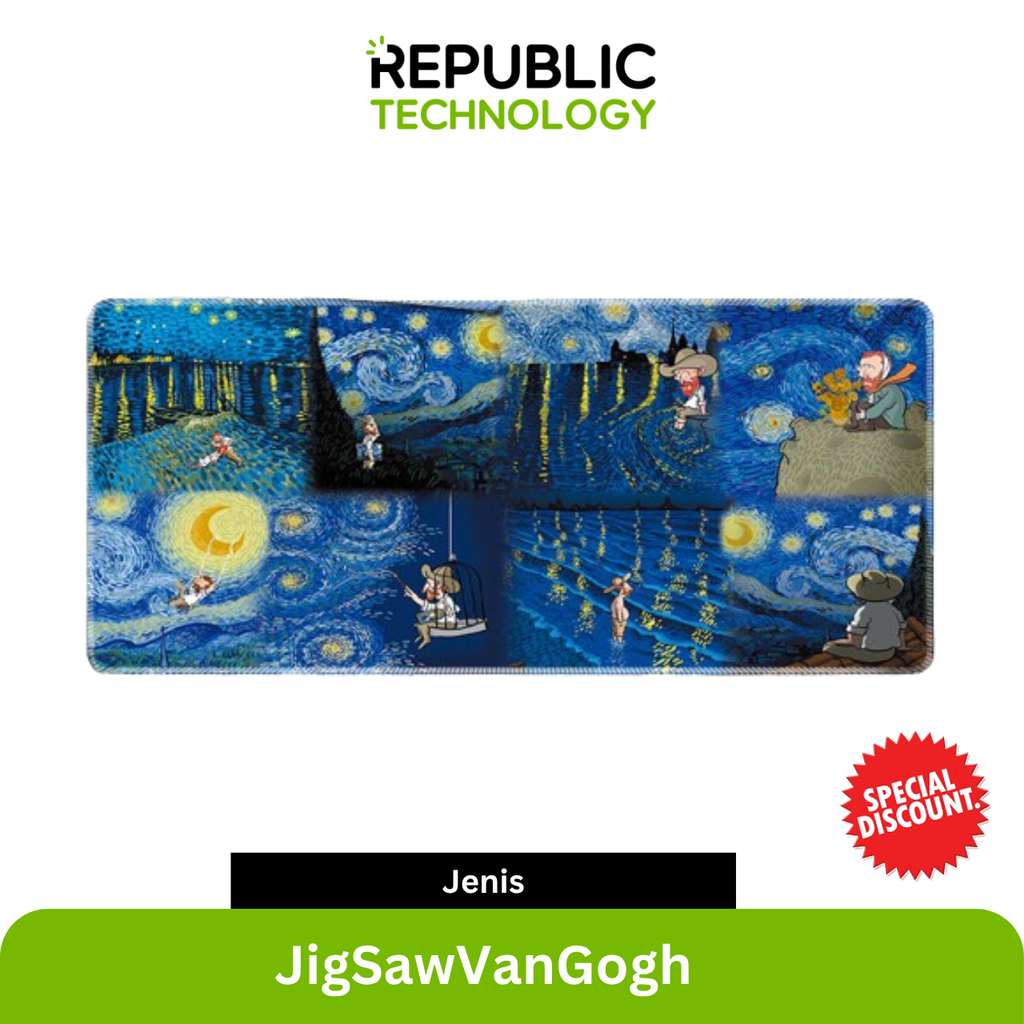 Republic Technology Mousepad Gaming Painting Style 2 Limited Edition