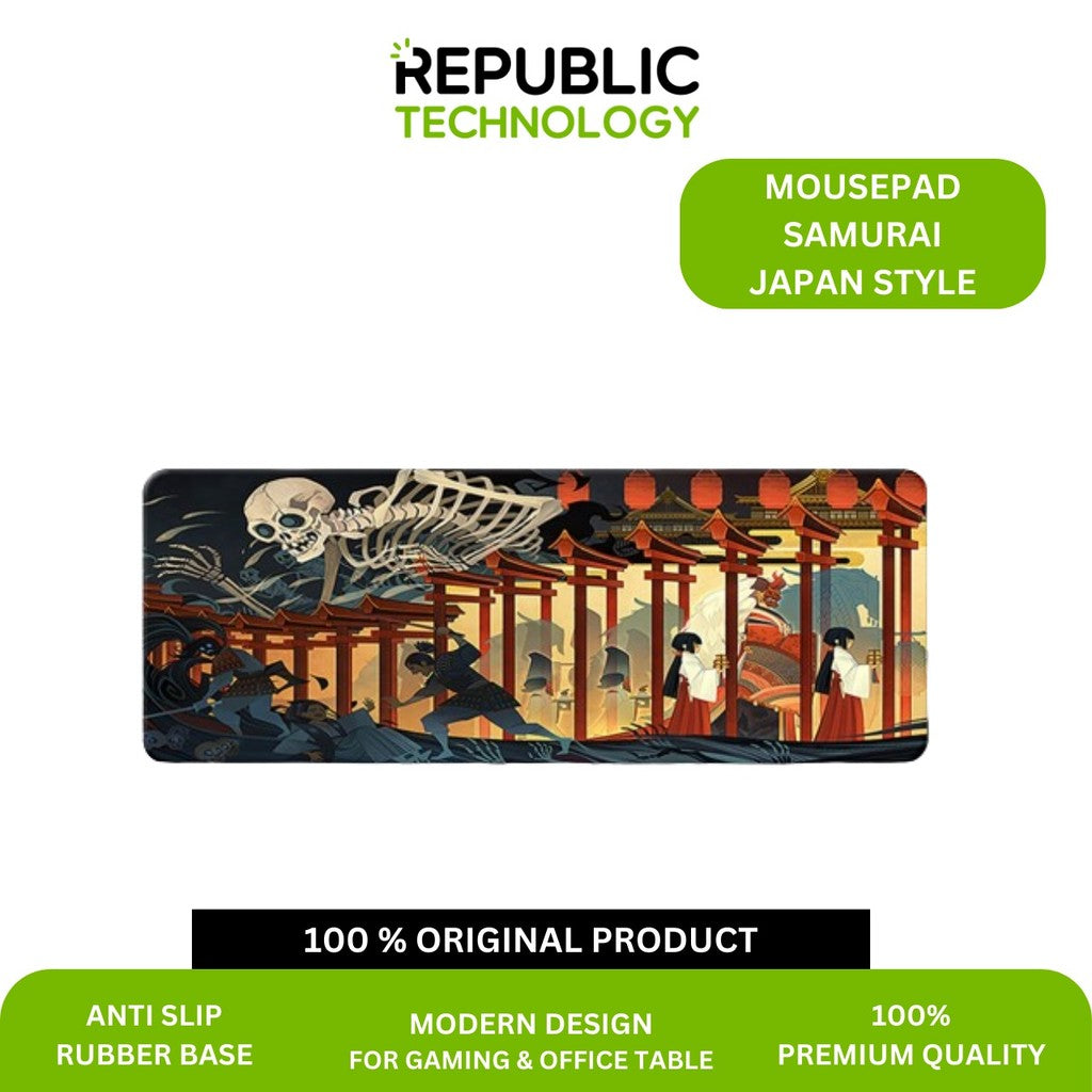 Republic Technology Mousepad Gaming Deskmat Samurai Japan Style Edition