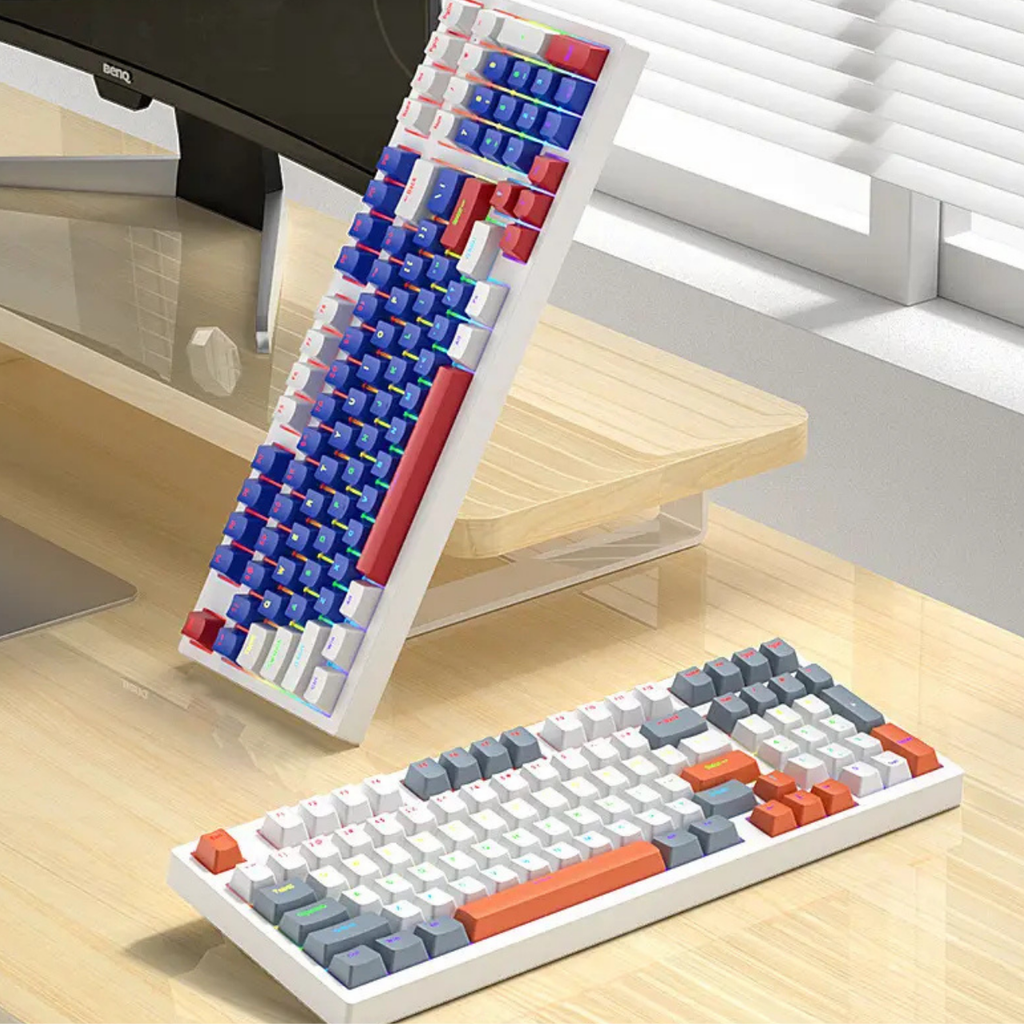 Republic Technology Keyboard Mechanical Gaming by Dragon Seed with Blue Switch / Red Switch