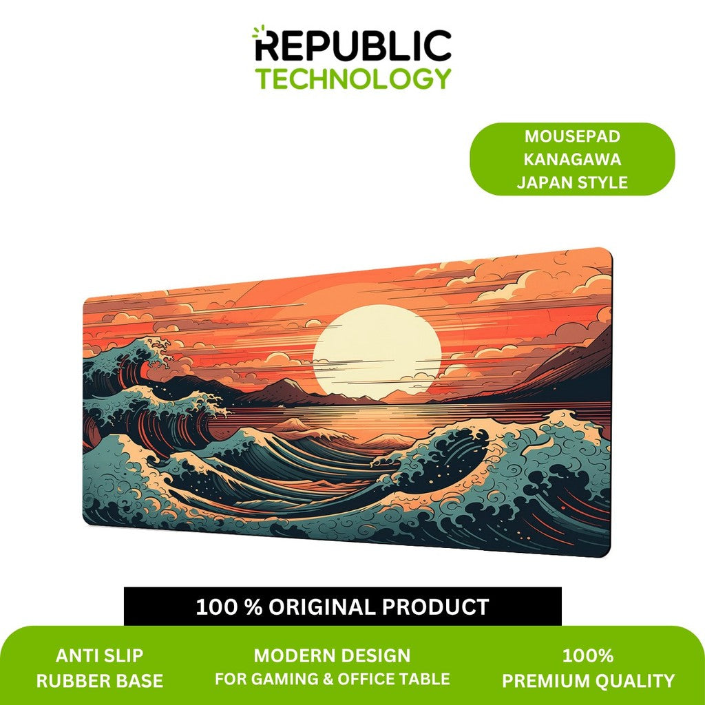 Republic Technology Mousepad / Deskmat Kanagawa Japan Style