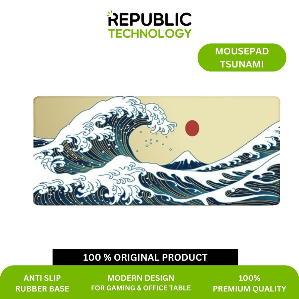 Republic Technology Mousepad Gaming Deskmat Tsunami Speed Edition